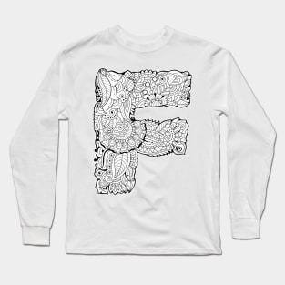 Letter F Long Sleeve T-Shirt